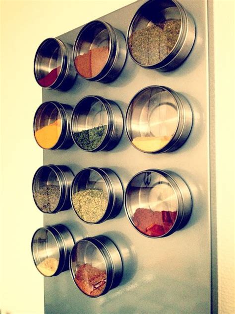 Make Your Own Magnetic Spice Rack Magnetic Spice Racks Magnetic