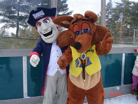 Romo And Cody Coyote At The Mascot Skate
