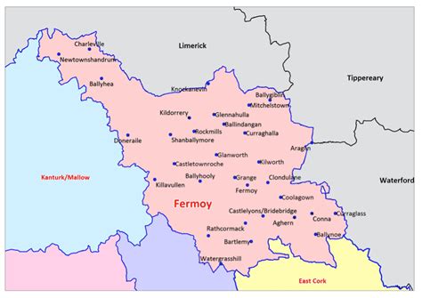 Fermoy Municipal District County Cork Local Area Plans