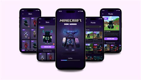 Minecraft App Design On Behance