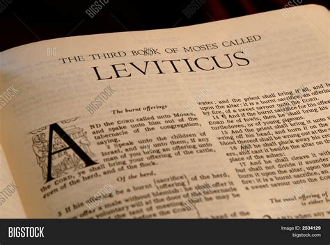 Books Bible Leviticus Image And Photo Free Trial Bigstock