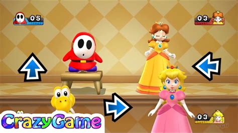 Mario Party 9 Step It Up 7 Shy Guy Vs Peach Vs Daisy Vs Koopa Gameplayfree For All Minigames