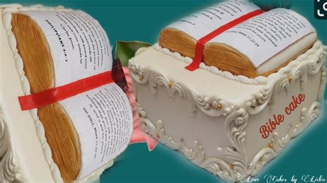 Bible Cake How To Make Bible Cake Cakeformen Bible Cake Design Youtube