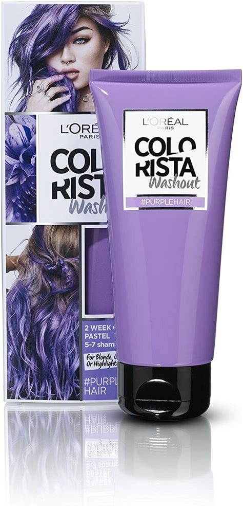 Loreal Colorista Washout Temporary Hair Dye Purple Tinte Temporal Para Cabello Color De Pelo