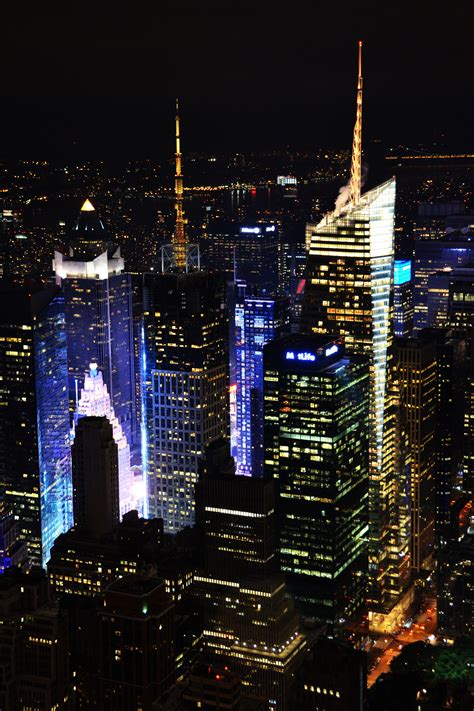Images Gratuites Lumière Horizon Nuit Gratte Ciel New York Manhattan La Ville De New