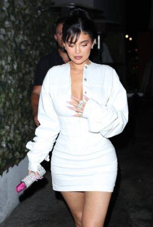 Index Of Wp Content Uploads Photos Kylie Jenner In A White Mini Dress