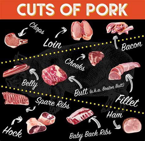 Printable Pork Cuts Chart Printable Word Searches