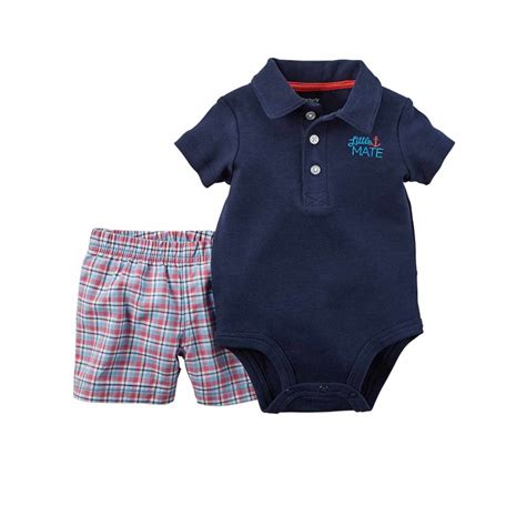 Carters Carters Infant Boys Little Mate Anchor Baby Outfit Nautical