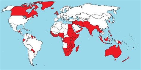 The British Empire At Its Peak India In World Usa Map African Nations
