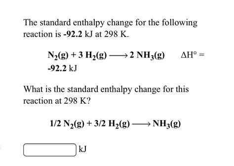 Solved The Enthalpy Change For The Following Reaction Is Chegg Hot