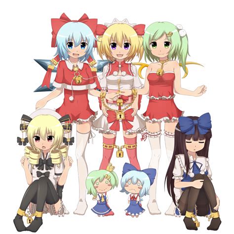 Cirno Daiyousei Star Sapphire Luna Child And Sunny Milk Touhou And