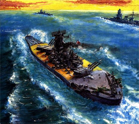 Ijn Yamato Via Imgur Ijn Yamato World Of Warships Wallpaper