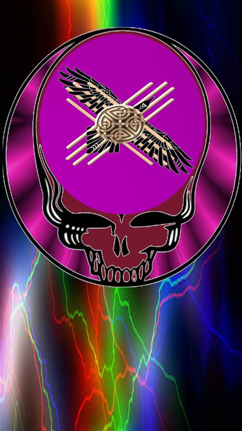 Pin by E Dole on Grateful Dead Combined Symbols | Grateful dead pin, Greatful dead, Grateful dead