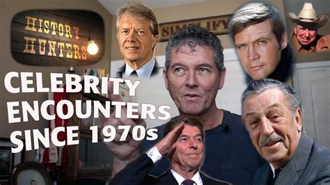 Celebrity Encounters Over The Decades History Hunters Part I Youtube