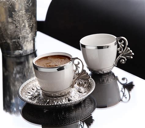 Turkish Coffee Set 12 Pieces For 6 Person Etsy