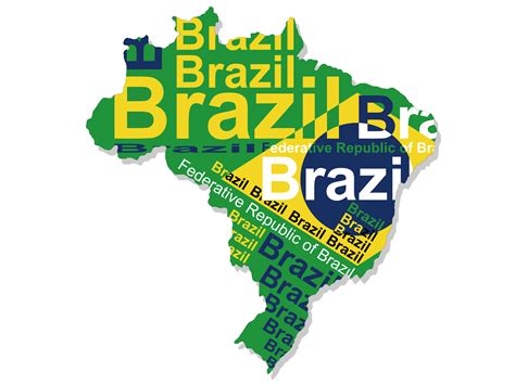 Map Of Brazil 533579 Vector Art At Vecteezy