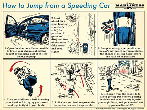 To safely jump start, follow these steps: How to jump from a moving car « MyConfinedSpace