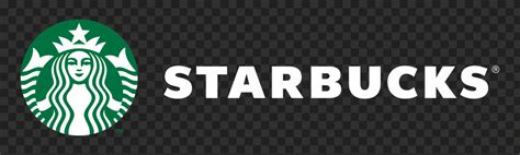 Hd Starbucks White Text Logo Png Citypng