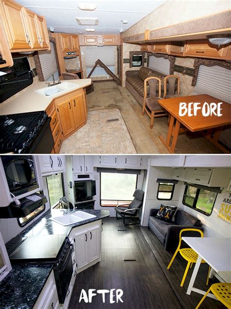 Easy Rv Remodels On A Budget 45 Before And After Pictures 0825