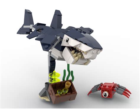 Lego Moc Alternate Shark By Leadwoods Rebrickable Build With Lego