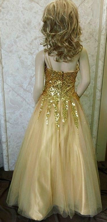 Girls Gold Dresses