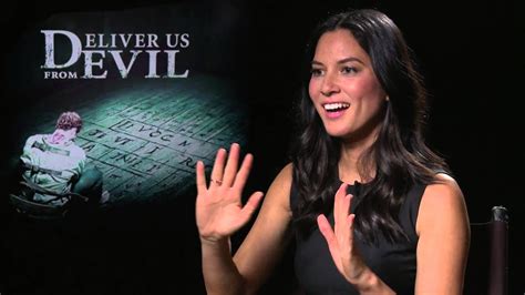 Deliver Us From Evil Interview Olivia Munn Youtube