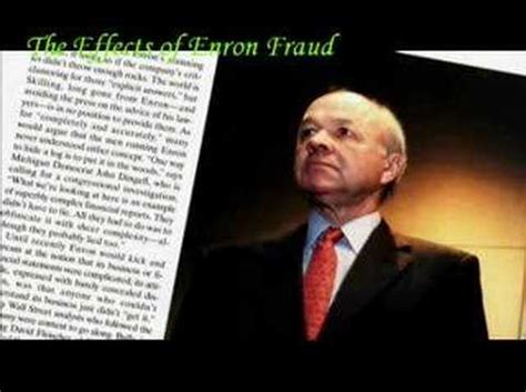 Of course, it goes far deeper than that, because it's also a story about how millions of people lost their savings by buying stock in a company that many. The Effects of Enron Fraud - YouTube