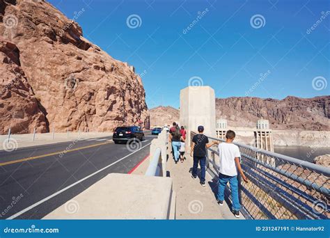 Hoover Dam Bypass Bridge Is Open To Traffic And Walkway Is Open To