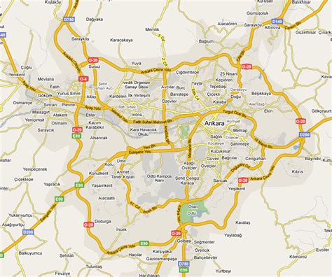Ankara Ulus Yol Haritası