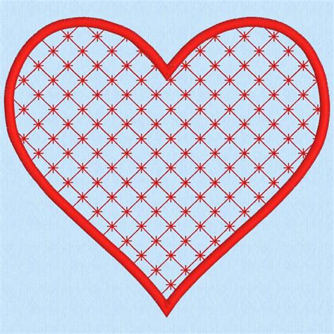 Applique Heart Set 3 Sizes Products Swak Embroidery