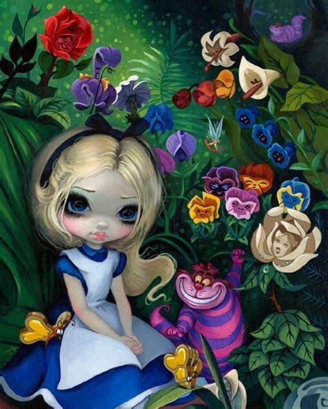 Alice In Wonderland Alice In The Garden Strangeling The Art Of