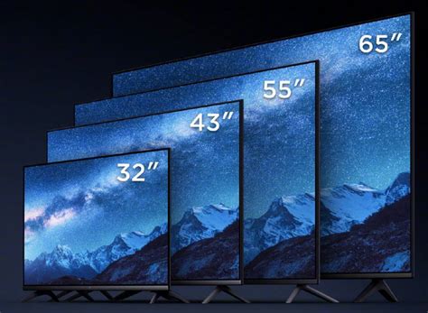 Telewizory Xiaomi Z Cienkimi Ramkami O Przekątnych Ekranu Od 32 Do 65