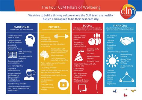 CLM Pillars of Wellbeing - Connections Legal Management