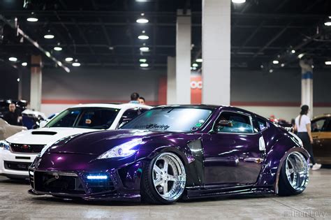 Purple Widebody Nissan 370z At Tuner Galleria