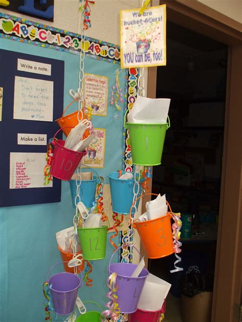 Welcome To First Grade Room 5 Bucket Filler Display