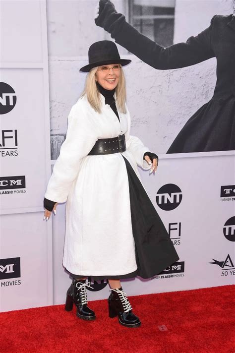 Diane Keaton Wears Louis Vuitton Boots To Receive Achievement Award Footwear News