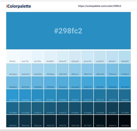 Pantone 7689 C Color Hex Color Code 298fc2 Information Hsl Rgb