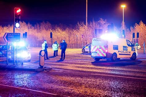Police Car Wrecked After Smash While Responding To Serious Emergency
