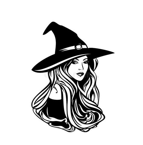 Beautiful Witch Outline Stock Illustrations 2299 Beautiful Witch Outline Stock Illustrations