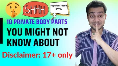 10 Private Body Parts That You Might Not Know About Learn In 3
