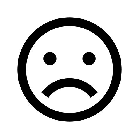 Sad Face Png Image With Transparent Background Png Arts