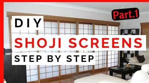 How A Japanese Style Shoji Screen Is Made Part 1 Youtube