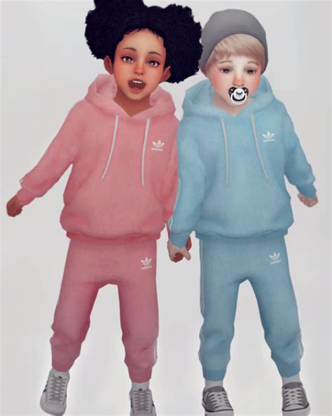 Sims 4 Ccs The Best Kks Sims 4 Jogger Set For Toddler Toddler Cc