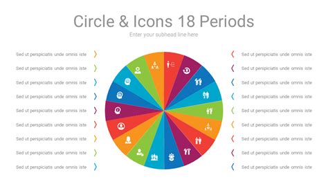 Downlaod Ppt Slide Design 18 Periods Circle