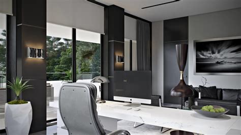 Office 3d Rendering 5 Home Offices Visualized By Archicgi
