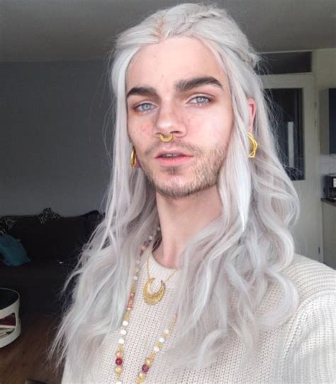 What Do You Think Of Long White Hair On Men Girlsaskguys