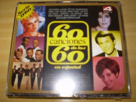 60 canciones de los 60 en español 4 cds Comprar CDs de Música