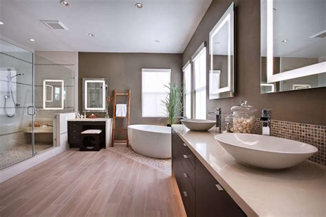 Everything about this bathroom reads smooth and sleek: Stunning Cool Bathroom Ideas for Redecorating House Interior - AllstateLogHomes.com