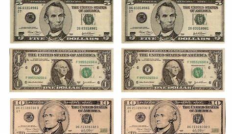 Free Printable Dollar Bill Template - Free Printable