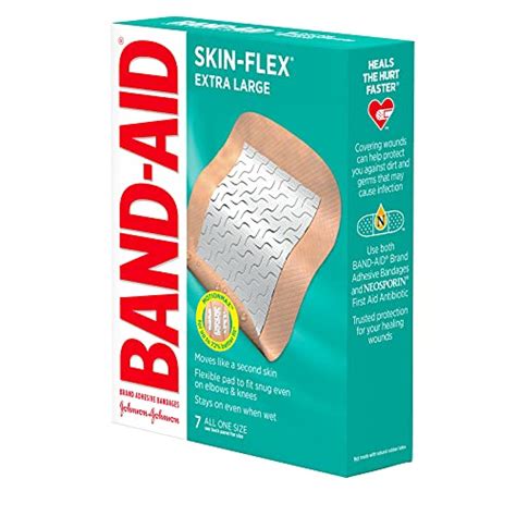 Band Aid Brand Skin Flex Adhesive Bandages For First Aid And Wound Care